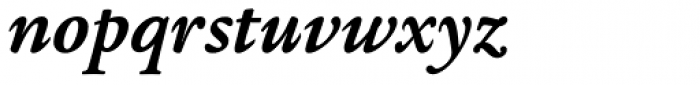 Legacy Serif Std Bold Italic Font LOWERCASE