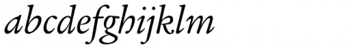 Legacy Serif Std Book Italic Font LOWERCASE