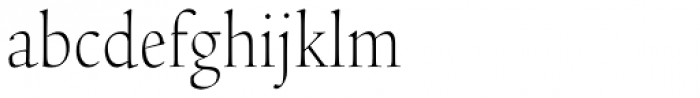 Legacy Serif Std ExtraLight Condensed Font LOWERCASE