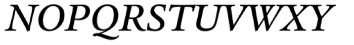 Legacy Serif Std Medium Italic Font UPPERCASE