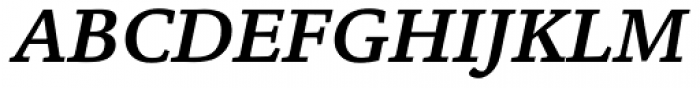 Legacy Square Serif Pro Bold Italic Font UPPERCASE