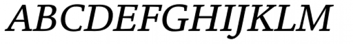 Legacy Square Serif Std Medium Italic Font UPPERCASE