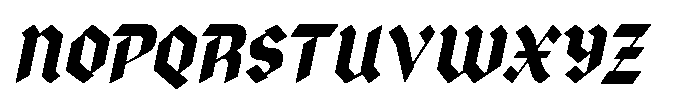 Legal Decree JNL Legal Decree Oblique JNL Regular Font LOWERCASE