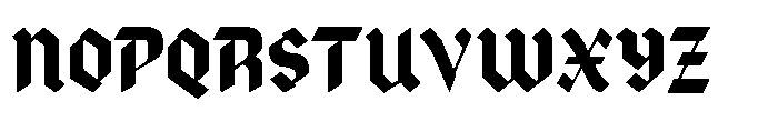 Legal Decree JNL Regular Font LOWERCASE