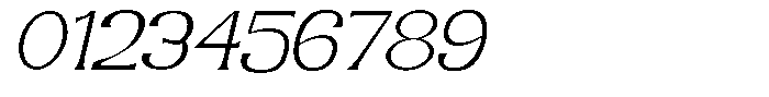 Legend Sacred Italic Font OTHER CHARS