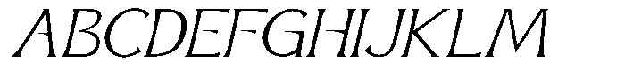 Legend Sacred Italic Font UPPERCASE