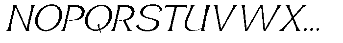 Legend Sacred Italic Font UPPERCASE