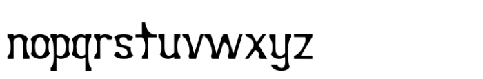 Legend Font LOWERCASE
