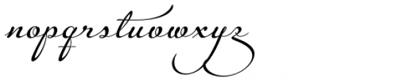 Legendaria Swash 2 Font LOWERCASE