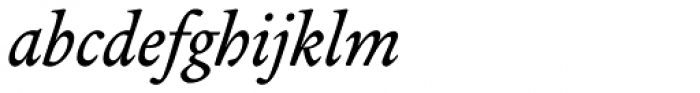 Legitima Italic Font LOWERCASE