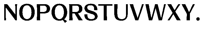 Lehit Bold Font UPPERCASE