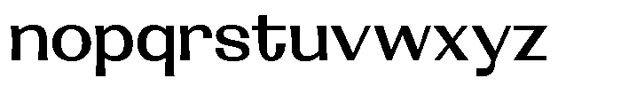 Lehit Bold Font LOWERCASE