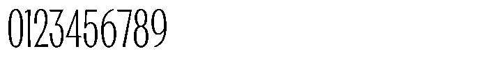 Lehit Condensed Extra Light Font OTHER CHARS