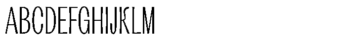 Lehit Condensed Extra Light Font UPPERCASE
