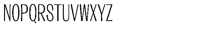 Lehit Condensed Extra Light Font UPPERCASE