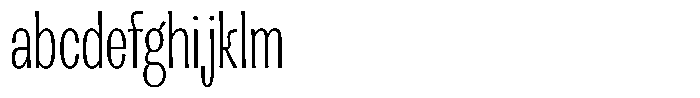 Lehit Condensed Extra Light FONT