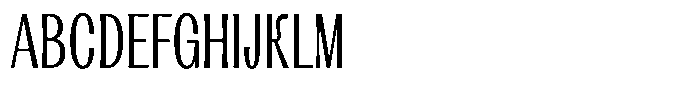 Lehit Condensed Light Font UPPERCASE