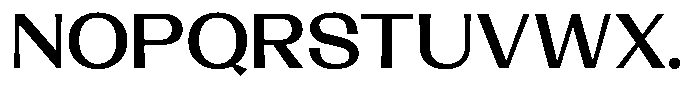 Lehit Expanded Bold Font UPPERCASE