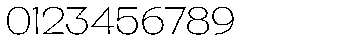 Lehit Expanded Extra Light Font OTHER CHARS