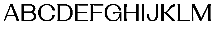 Lehit Expanded Medium Font UPPERCASE