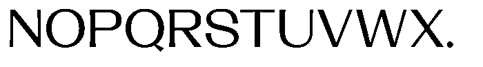 Lehit Expanded Medium Font UPPERCASE