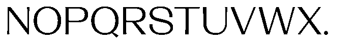 Lehit Expanded Regular Font UPPERCASE