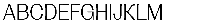 Lehit Light Font UPPERCASE