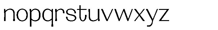Lehit Light Font LOWERCASE