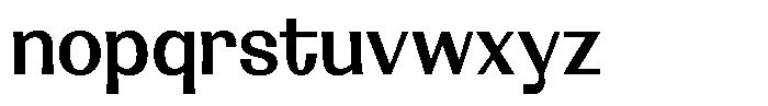 Lehit Narrow Bold Font LOWERCASE