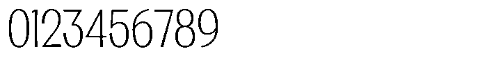 Lehit Narrow Extra Light Font OTHER CHARS