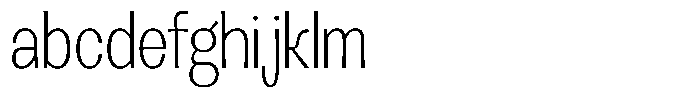 Lehit Narrow Extra Light FONT