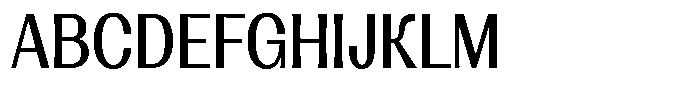 Lehit Narrow Medium Font UPPERCASE