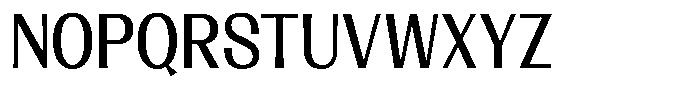 Lehit Narrow Medium Font UPPERCASE