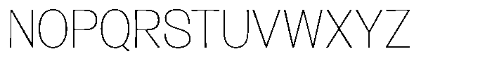 Lehit Thin Font UPPERCASE