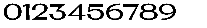 Lehit Wide Bold Font OTHER CHARS