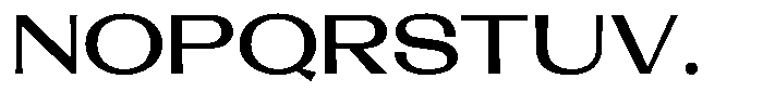 Lehit Wide Bold Font UPPERCASE