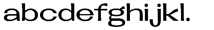 Lehit Wide Bold FONT
