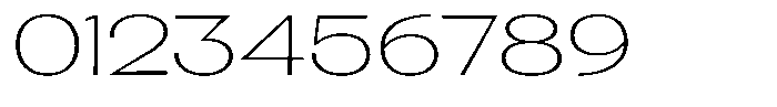 Lehit Wide Extra Light Font OTHER CHARS