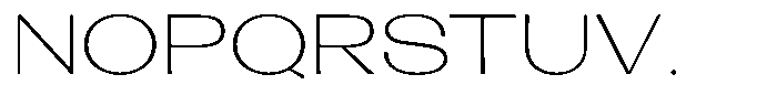 Lehit Wide Extra Light Font UPPERCASE