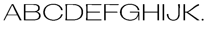 Lehit Wide Light Font UPPERCASE
