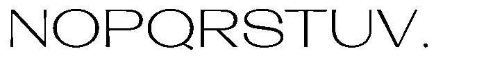 Lehit Wide Light Font UPPERCASE