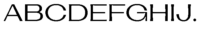 Lehit Wide Medium Font UPPERCASE