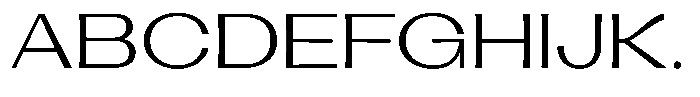 Lehit Wide Regular Font UPPERCASE