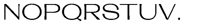 Lehit Wide Regular Font UPPERCASE
