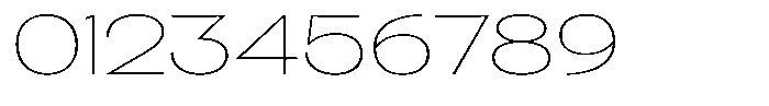 Lehit Wide Thin Font OTHER CHARS