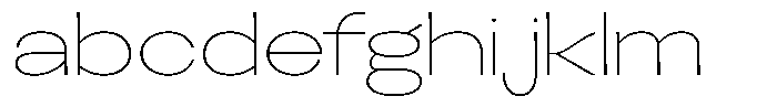 Lehit Wide Thin FONT