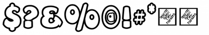 Leibix Outline Condensed Regular Font OTHER CHARS