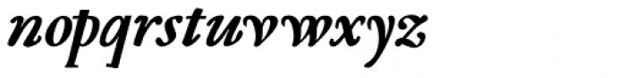 Leidener Heavy Italic Font LOWERCASE