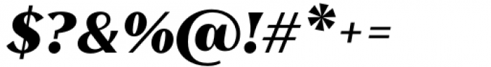 Leifa Black Italic Font OTHER CHARS
