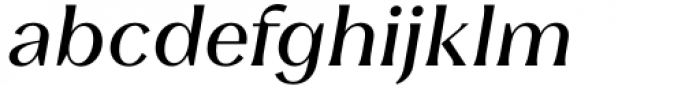 Leifa Medium Italic Font LOWERCASE